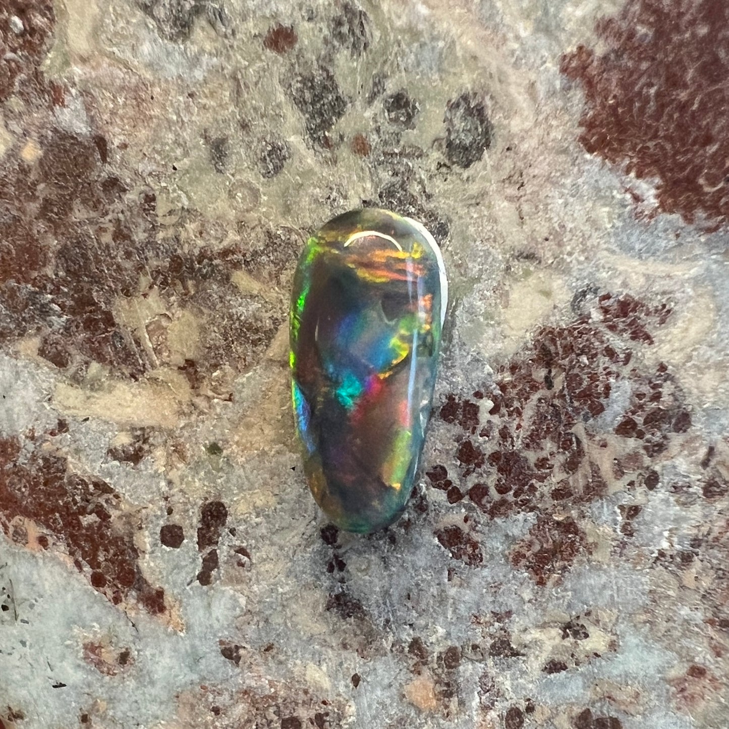 0.6 ct Black Crystal Opal