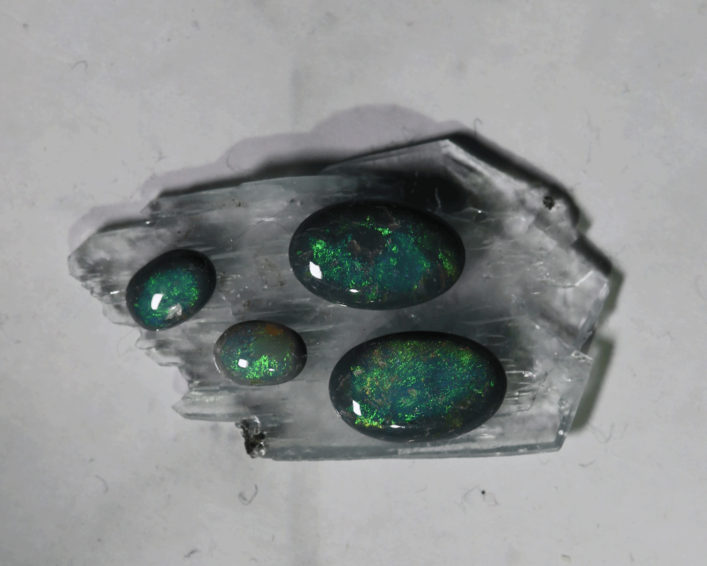 3.8 ct Black Opal Pairs