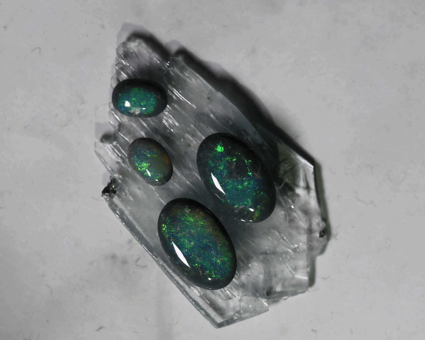 3.8 ct Black Opal Pairs