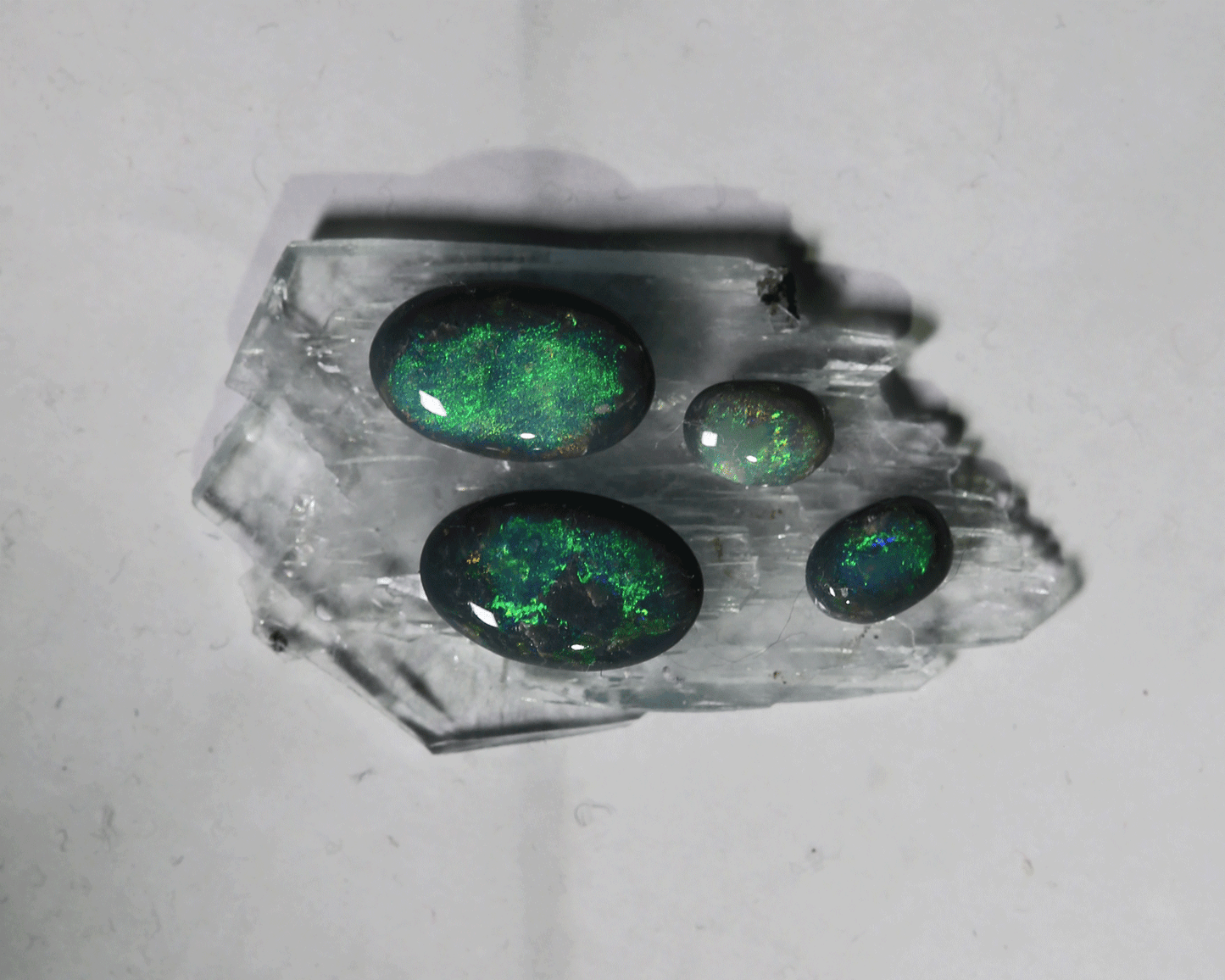 3.8 ct Black Opal Pairs