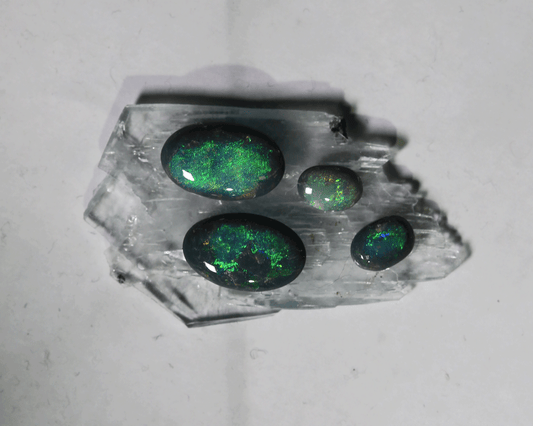 3.8 ct Black Opal Pairs
